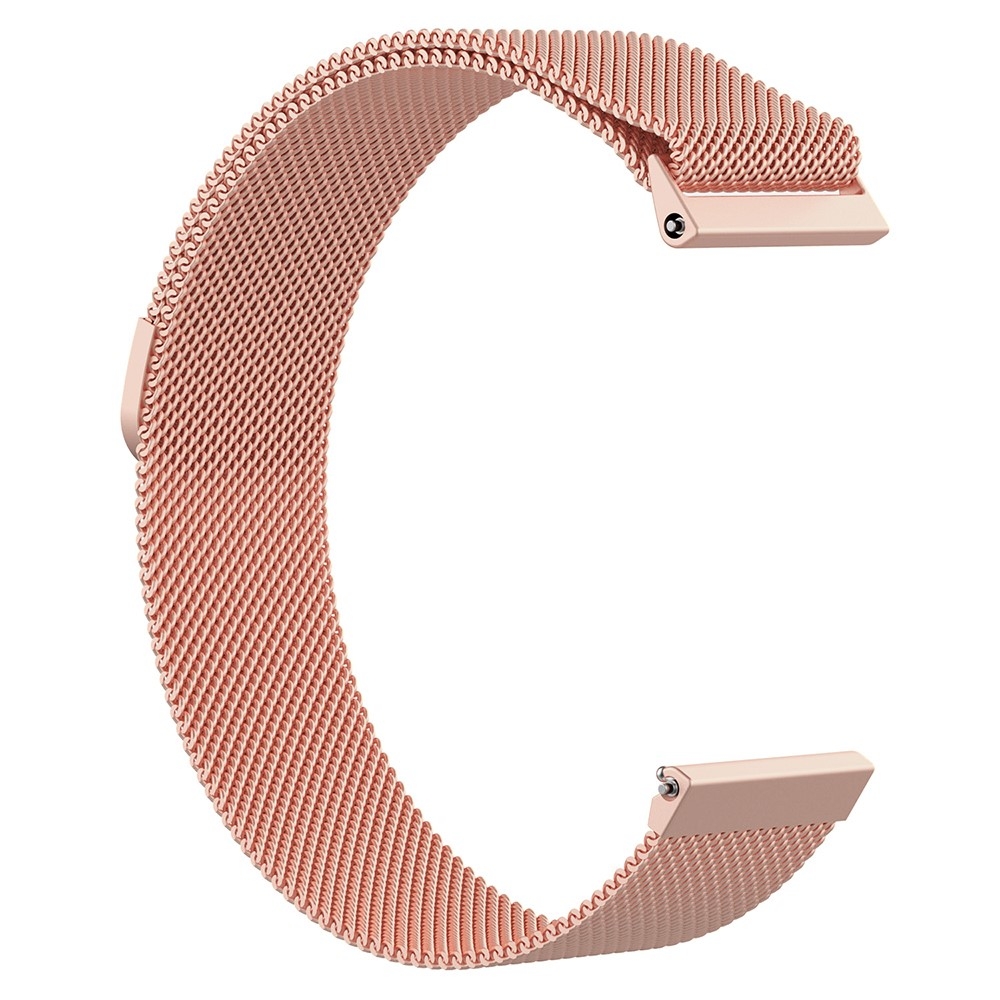 Fitbit Versa / Versa 2 / Versa Lite Edelstahl Armband Milanaise Magnetverschluss (Grösse S) - Roségold