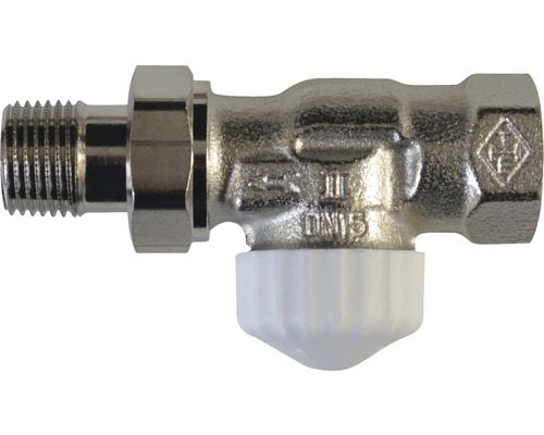 Heimeier thermostatische afsluiter V-exact II doorlooptype voorinstelbaar 1/2 inch nikkel 3712-02.000