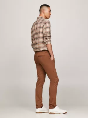 Calças chino Bleecker Slim Fit com textura