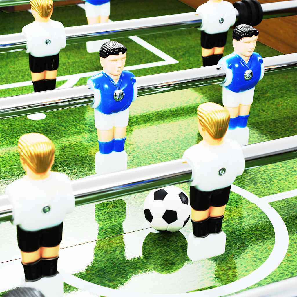 vidaXL Tafelvoetbaltafel, staal, 60 kg, 140x74,5x87,5 cm