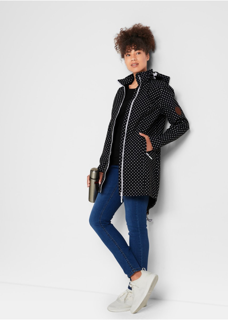 Veste softshell longue