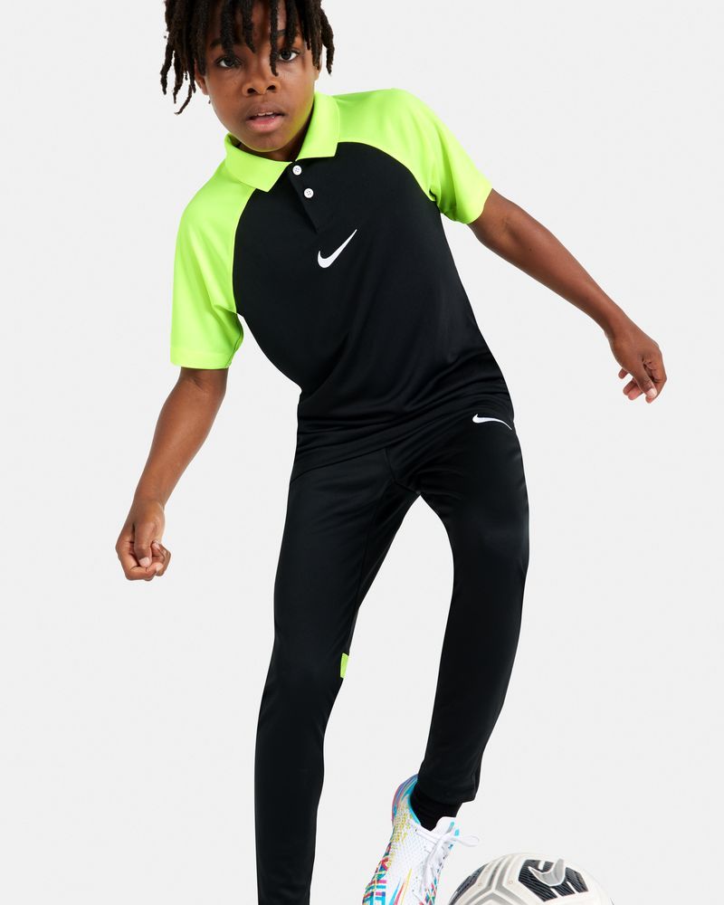 Polo Nike Academy Pro Noir & Jaune Fluo pour enfant