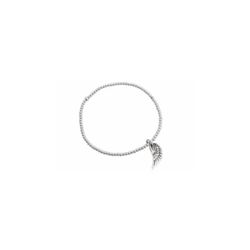 Bracelet élastique breloque aile