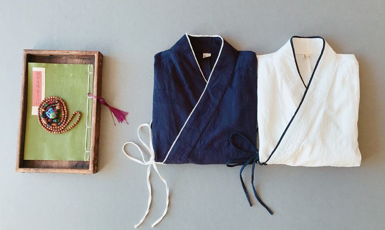 CosmoCorner - Traditionele Chinese wikkeltop met lange mouwen