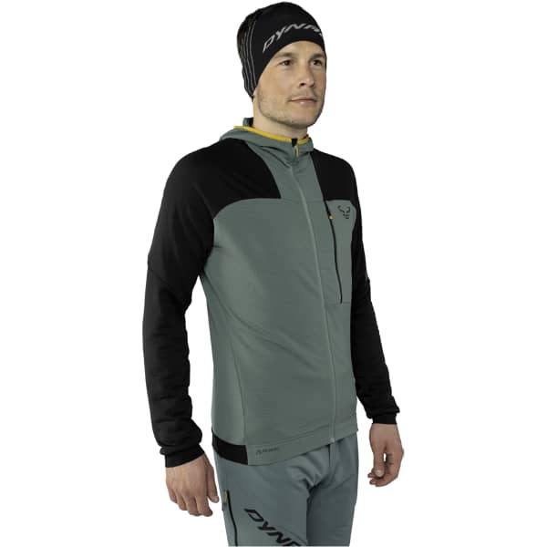 Veste polaire ski rando DYNAFIT SPEED POLARTEC HOODED JKT BLACK OUT