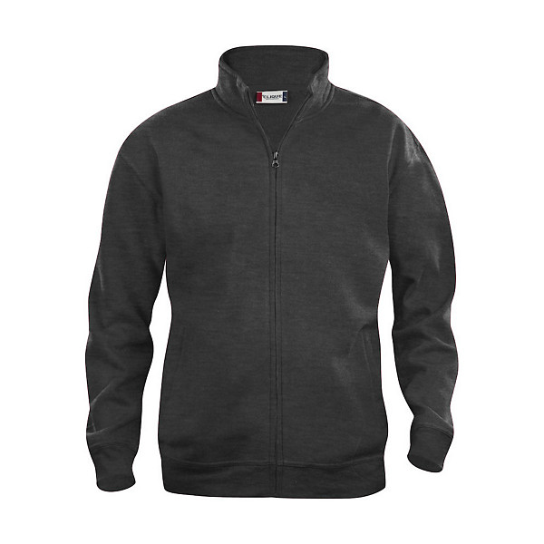 CLIQUE Sweat basic zippé homme Anthracite Chiné M