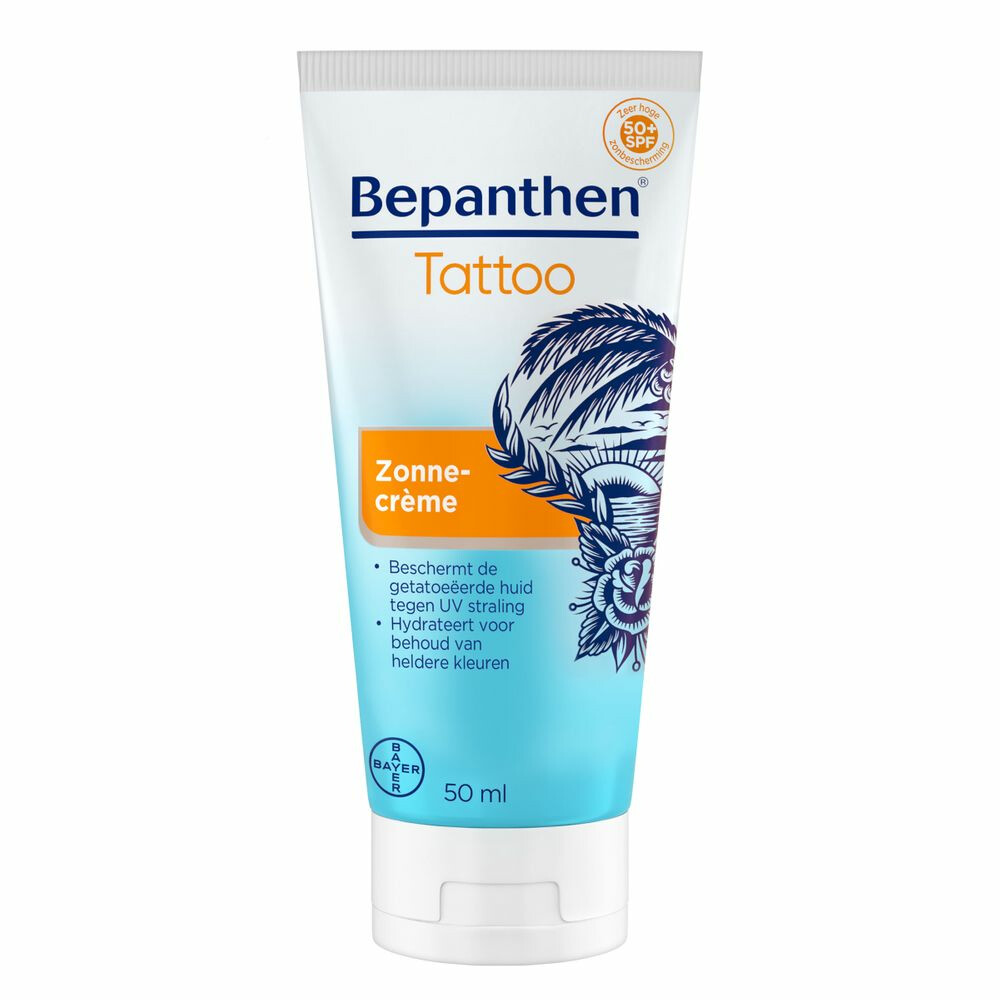 2x Bepanthen Tattoo Zonnecrème50 ml