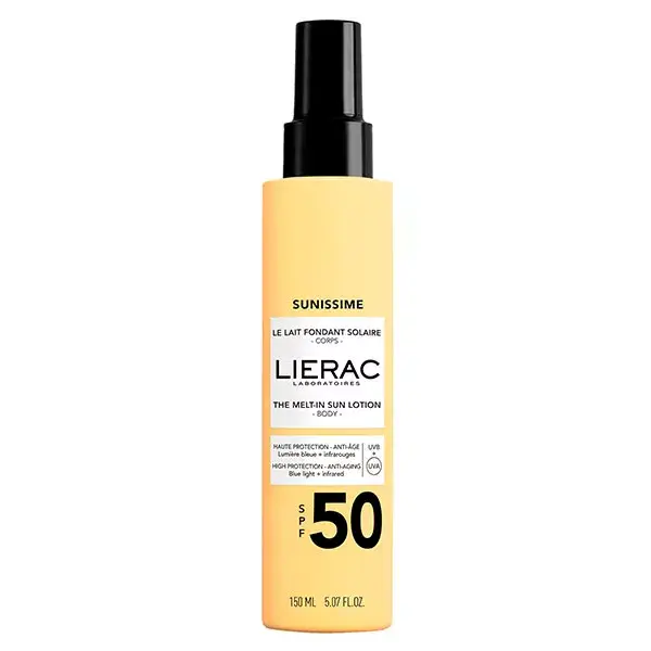 Leite Protetor Solar Derretido Lierac Sunissime FPS 50 150ml
