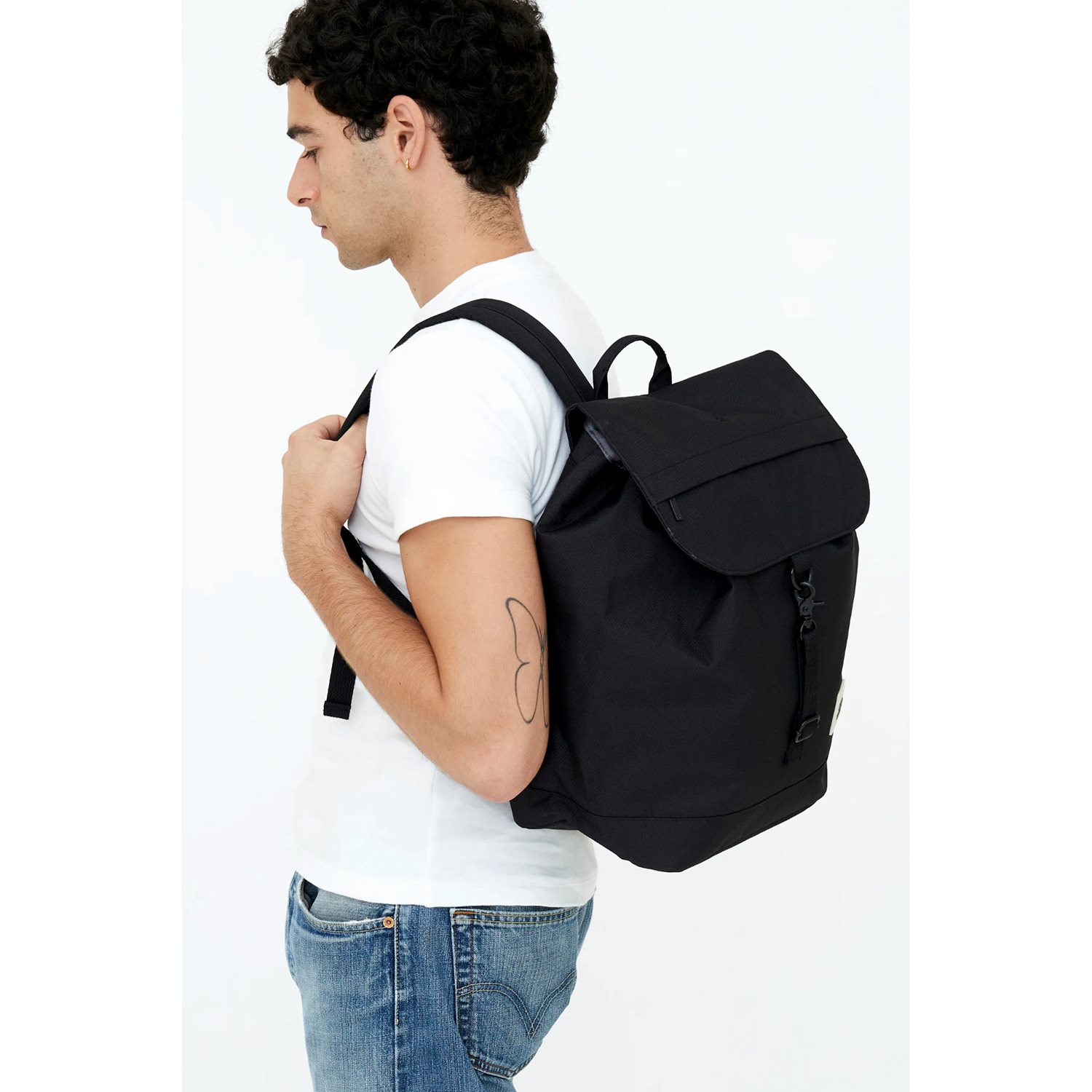 Lefrik Scout Backpack stripes orange