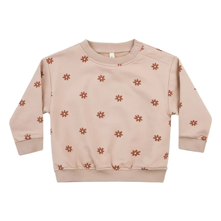 Quincy Mae Sweat Eponge Marguerites | Rose pâle