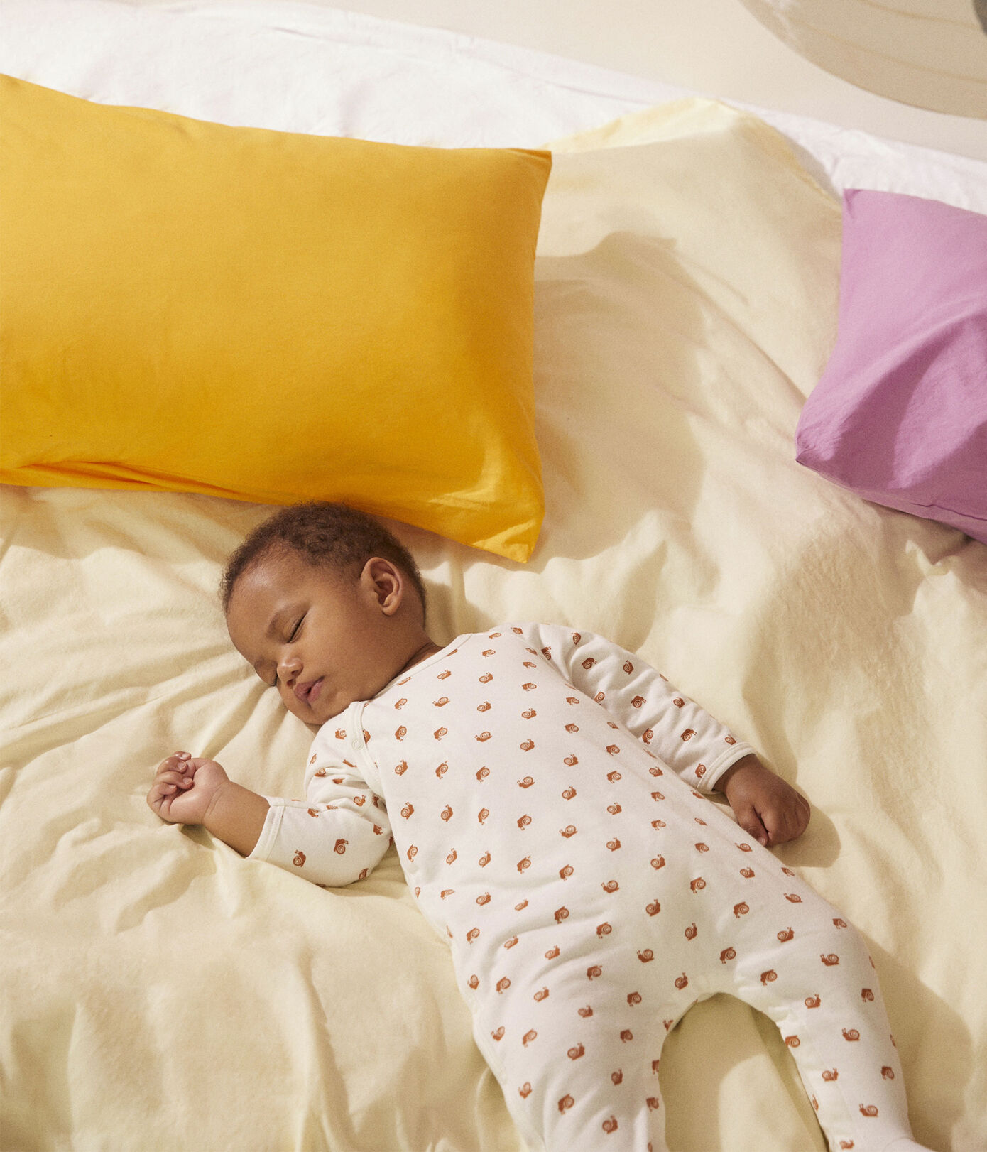 Dors bien imprimé bébé en molleton
