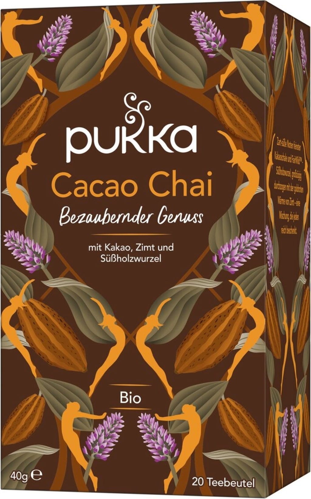PUKKA  Cacao Chai Bio-Gewürztee, 20 Teebeutel (40 g)