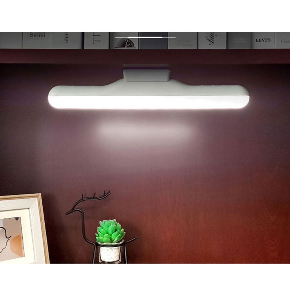 (30cm) 14 LED's Lichtleiste Magnetische USB Leuchte Schrank Beleuchtung mit Touch   Halterung - Rosa