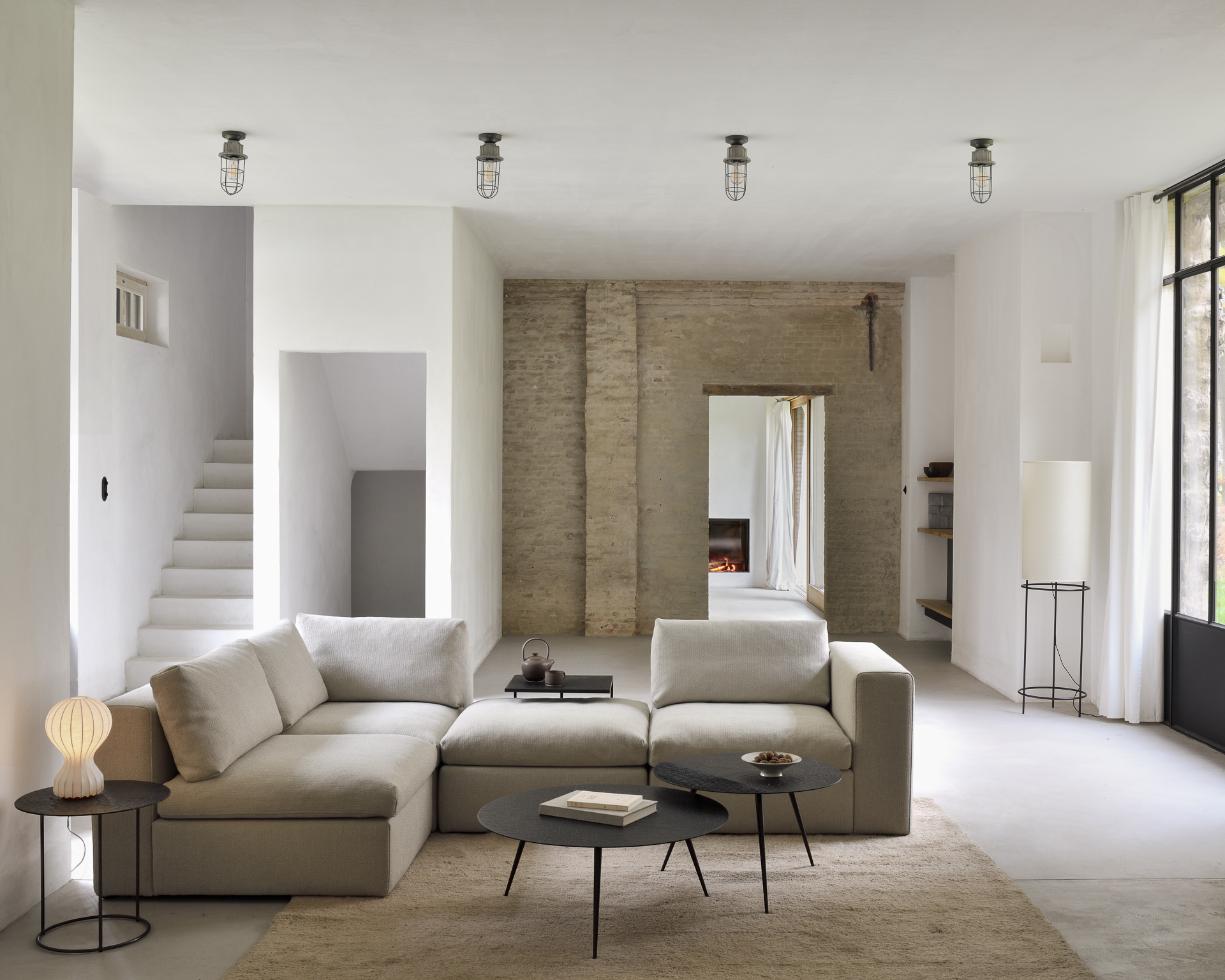 Mellow sofa - corner - off white
