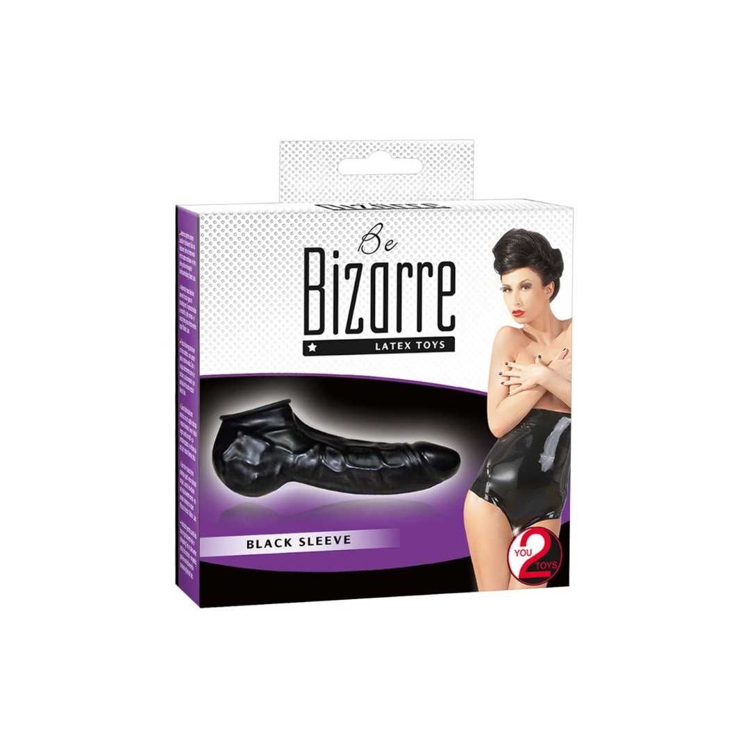 Penis-/Hodenhülle „Black Sleeve“ aus Latex | You2Toys