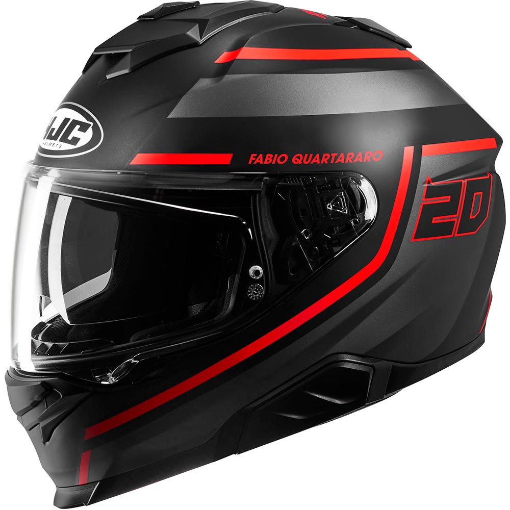 HJC - Casque i71 Fabio Quartararo MC1SF / Noir / Rouge