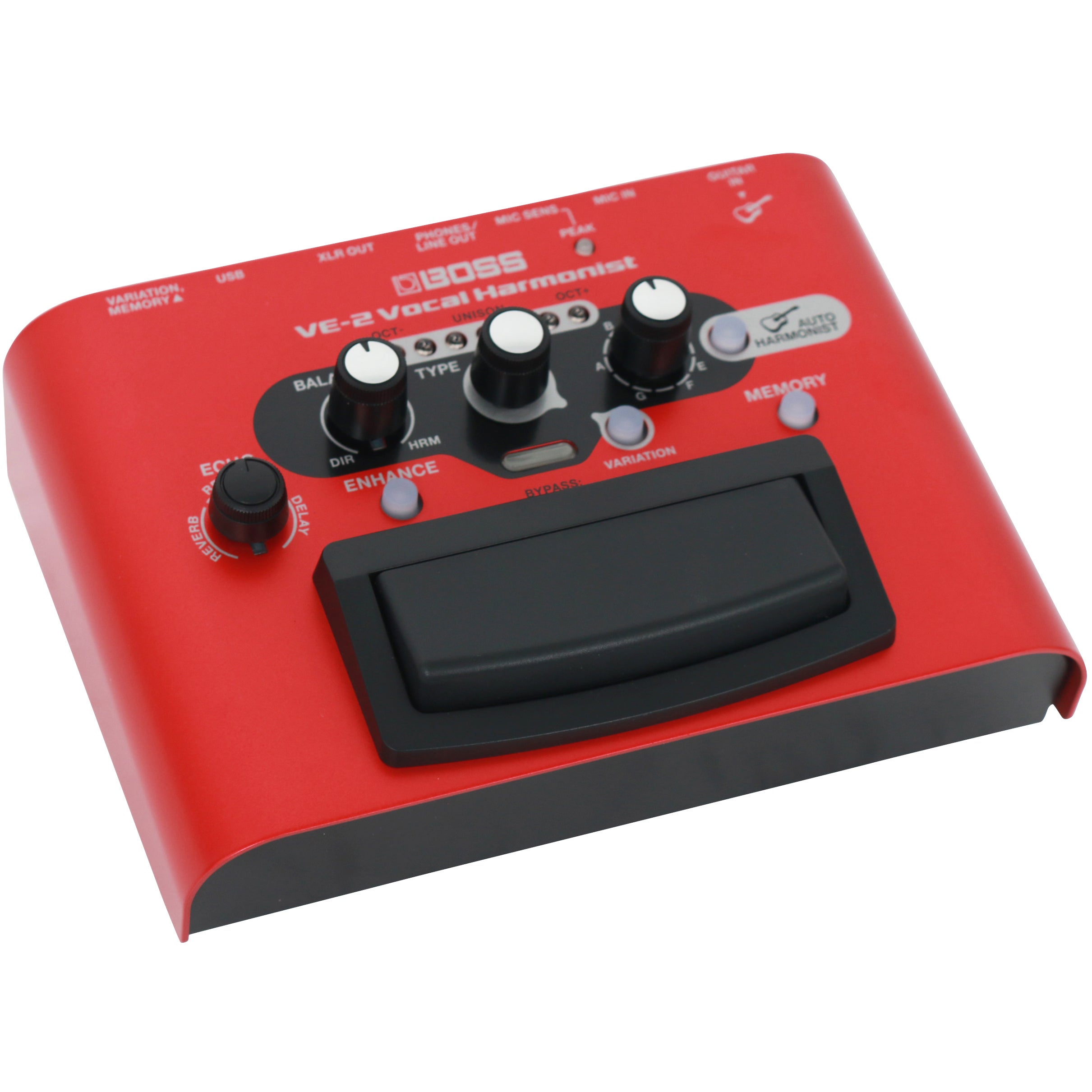 Boss VE-2 Vocal Harmonist effectpedaal voor zang