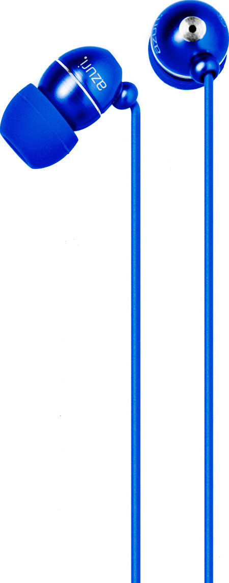 Azuri AZIEPHFBLU hoofdtelefoon/headset In-ear 3,5mm-connector Blauw