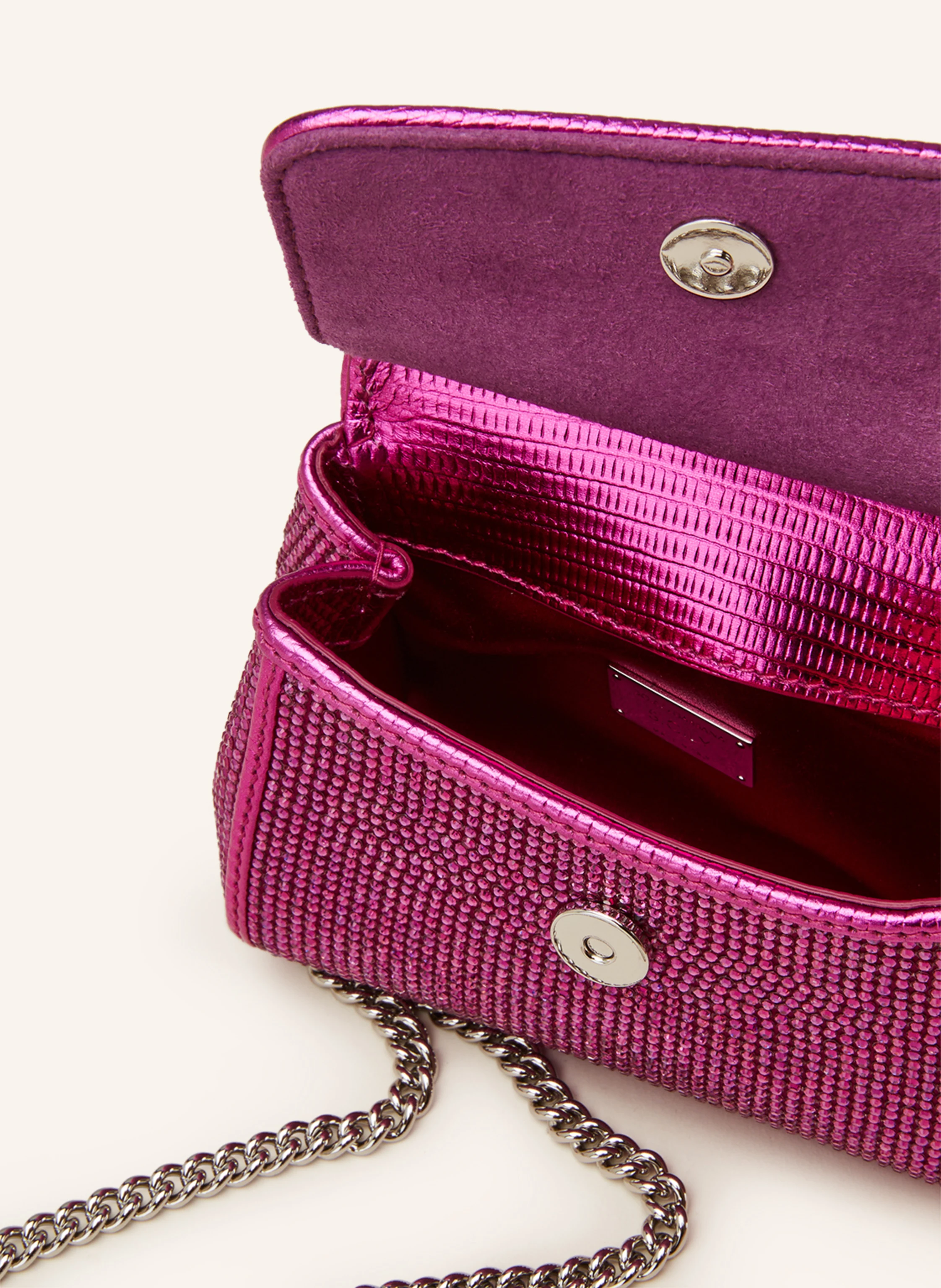 DOLCE & GABBANA Handtasche SICILY MINI mit Pailettenbesatz
