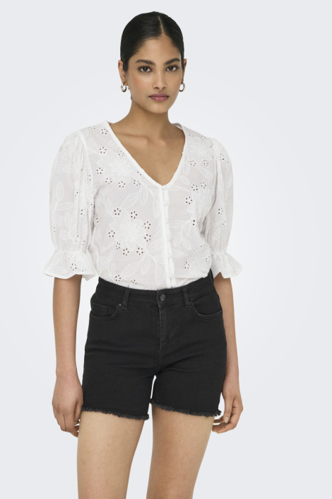 Only witte dames blouse