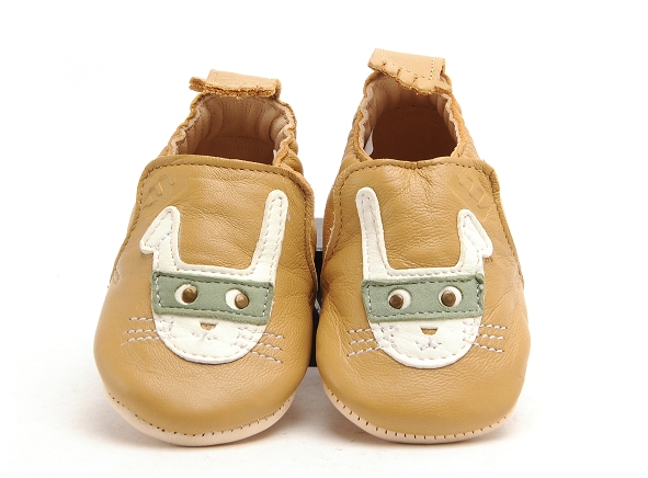 Easy peasy chaussons bebe my bluemoo gangster marron