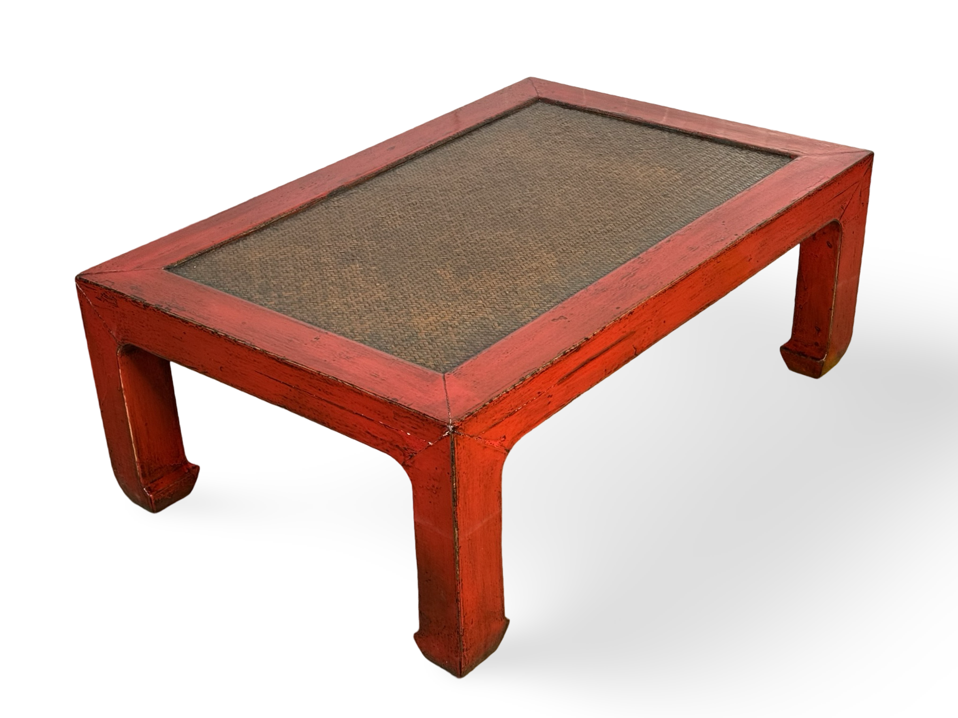 Salontafel met webbing uniek