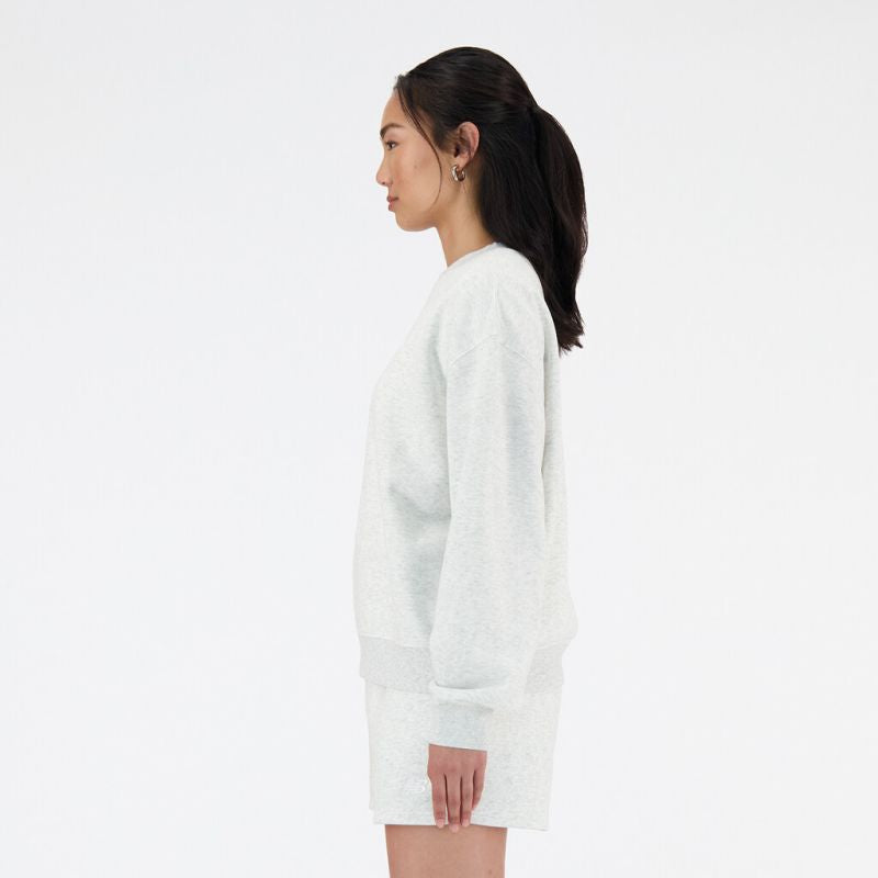 Sweatshirt Logo Essentials French Terry Small Crew, ash heather