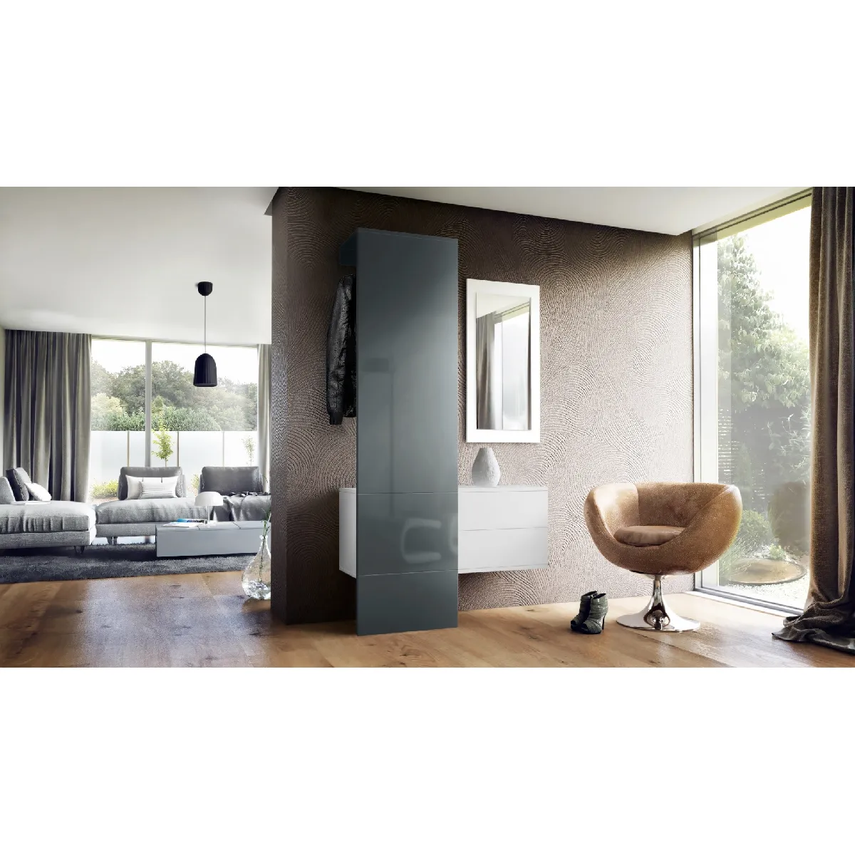 MPC Vestiaire Blanc/Gris