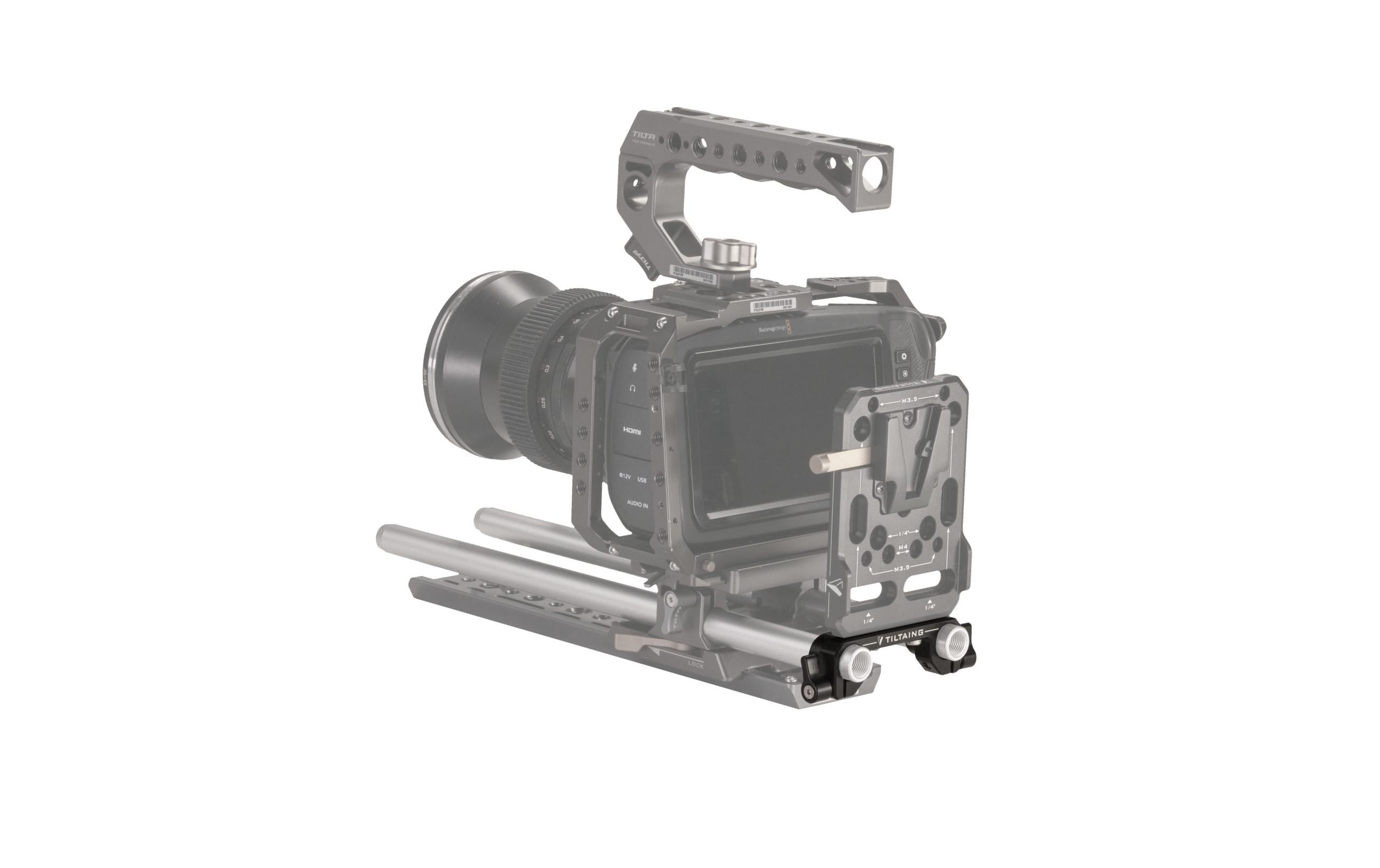 Adapter TA-MBP-RAStabsadapter für Mini-V-Mount-Akkuplatte