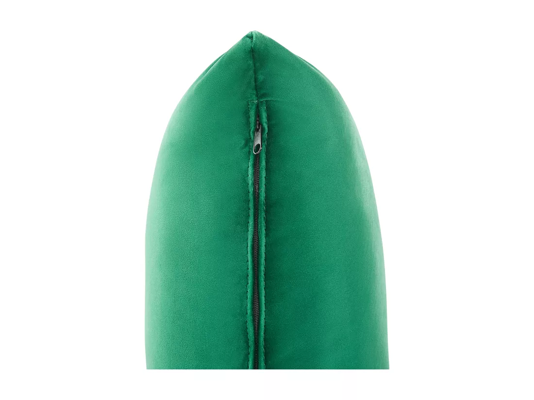 Chaise longue en velours vert GUERET