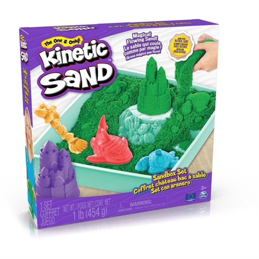 Sandkasse Grøn - Kinetic Sand → Luksusbaby.dk