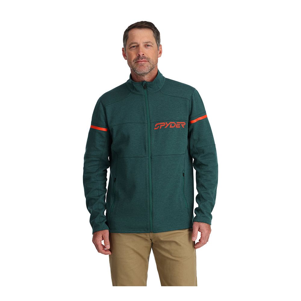 Spyder SPEED FLEECE - Polaire Homme cypress green