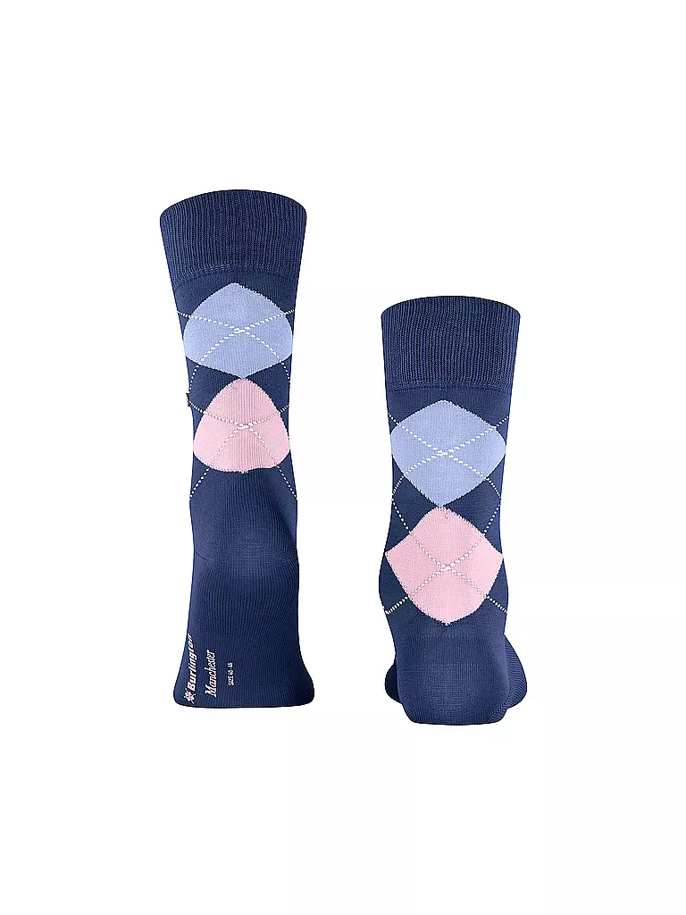 BURLINGTON Herren Socken 40-46 MANCHESTER night blue blau