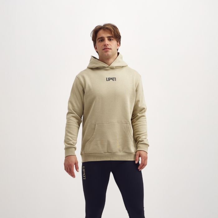Lipati Herre Trøjer Not For Running Hoodie Brun