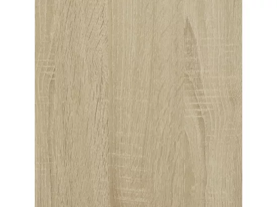 Coiffeuse avec miroir chêne sonoma 100x45x76 cm