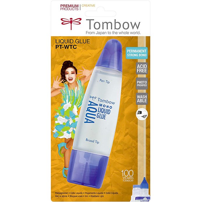 Colle  tombow liquide  mono aqua 50ml  boite de 10 unites