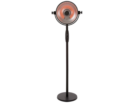 SUNRED - Chauffe terrasse Chauffage sur pied retro sphere 2100 w halogène noir rss16