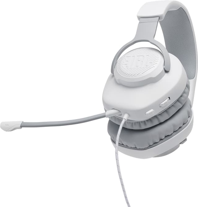 JBL Quantum 100 gaming headset (hvid)