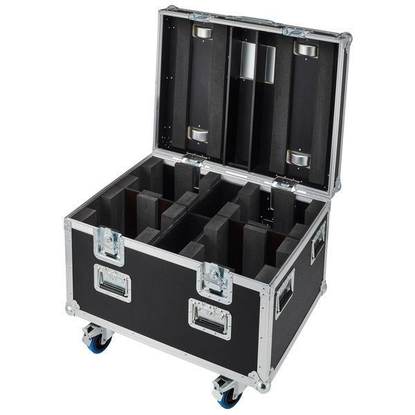 Roadinger Flightcase 4x TMH-X4 wheels