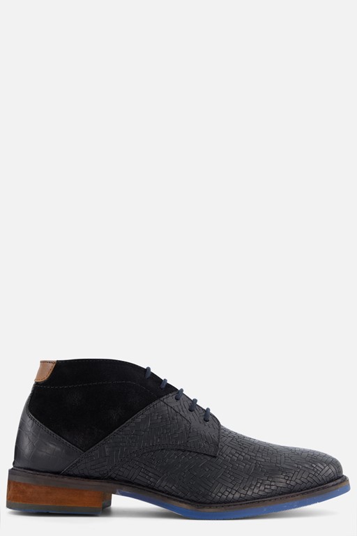 Vertice Veterboots zwart Leer