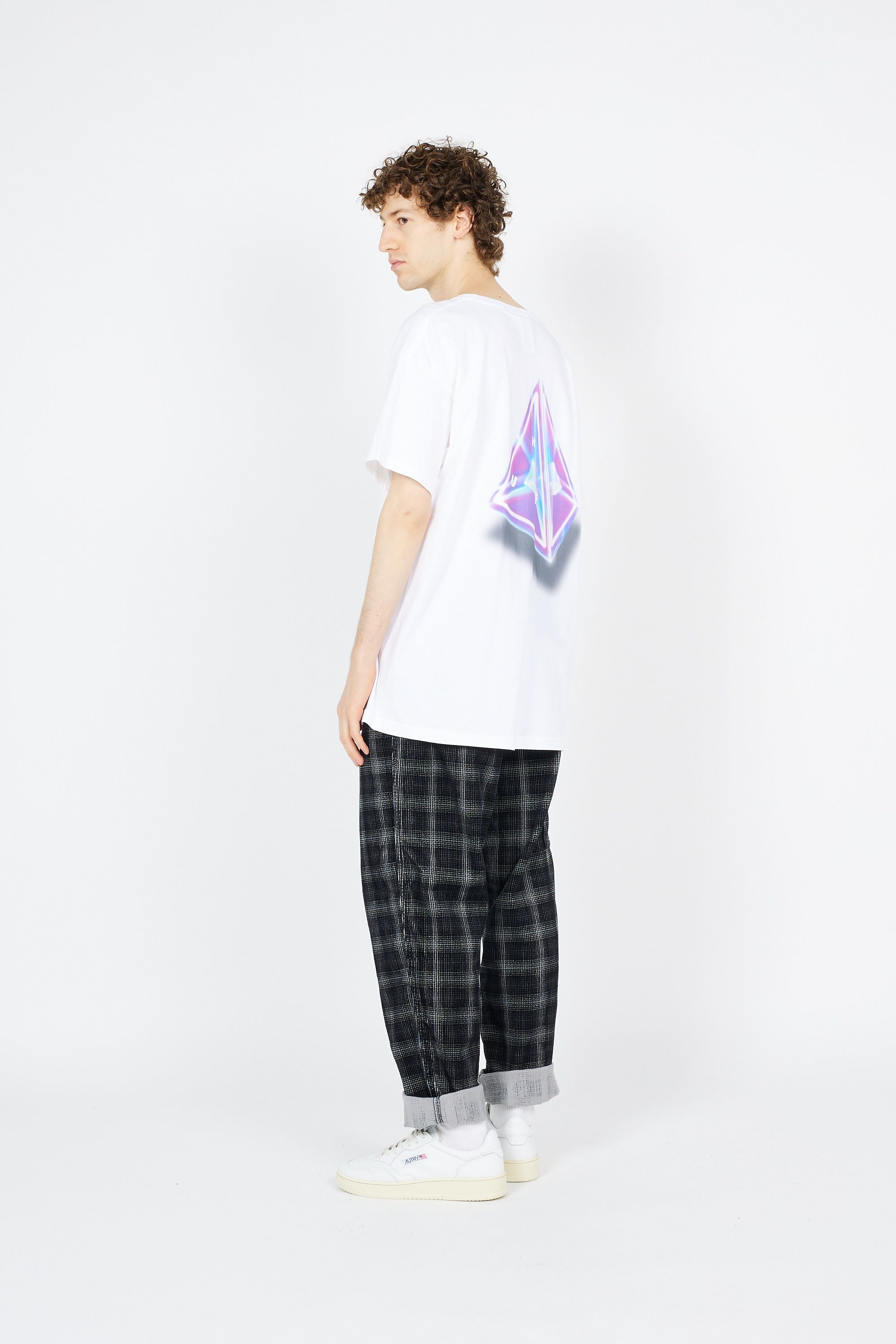 HUF T-SHIRT TESSERACT Blanc
