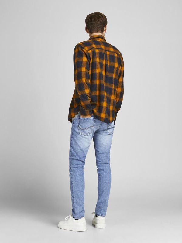 Jack & Jones - Glenn Jiginal Spijkerbroek - Blauw - Katoen/Elastaan