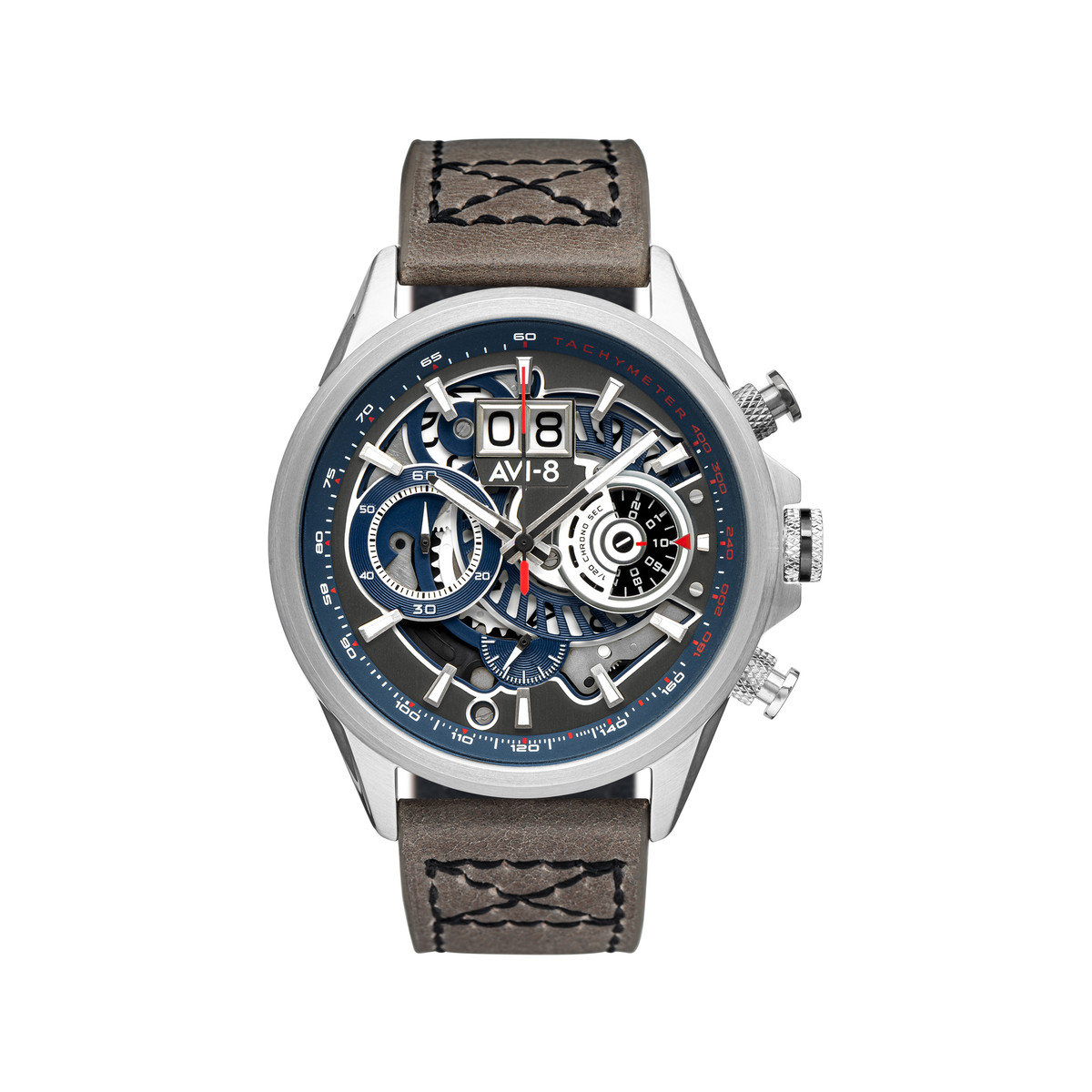 Montre AVI 8 HAWKER HARRIER II Bracelet Cuir