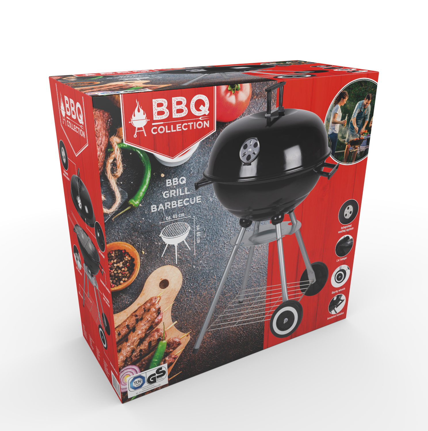 Holzkohlegrill Kugelgrill FAJRO