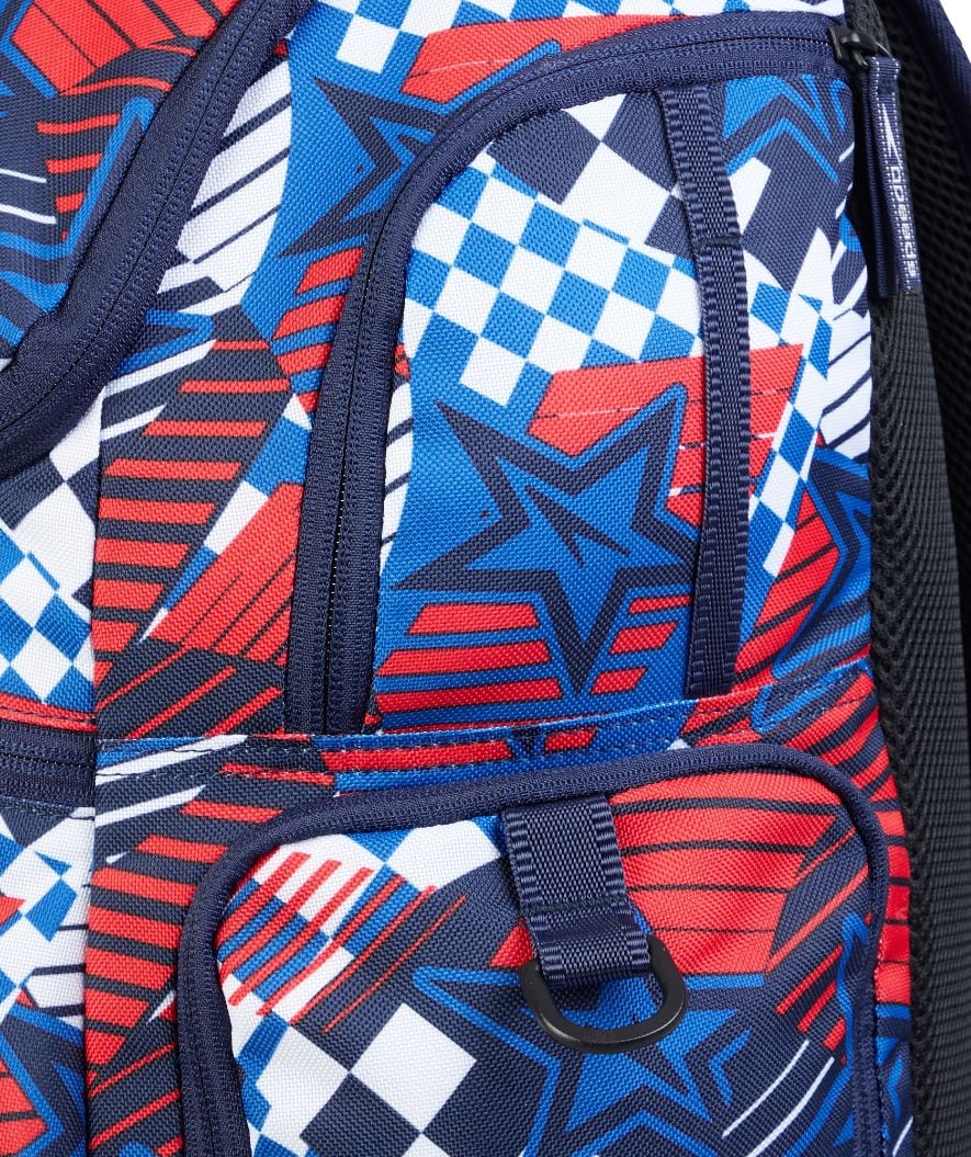 Speedo svømmetaske - Teamster 2.0 35L - Blå/rød
