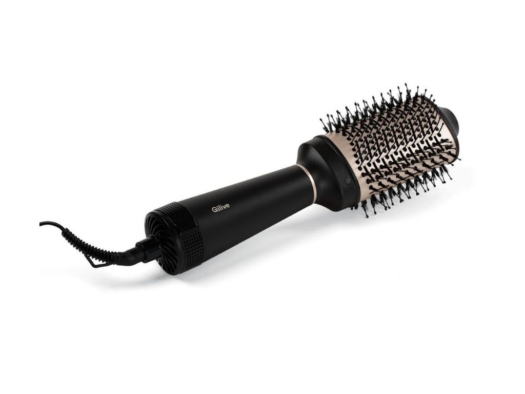 ESCOVA MODELADORA QILIVE Q.7145 CERÂMICA 3 EM 1 (SECA MODELA E ALISA)