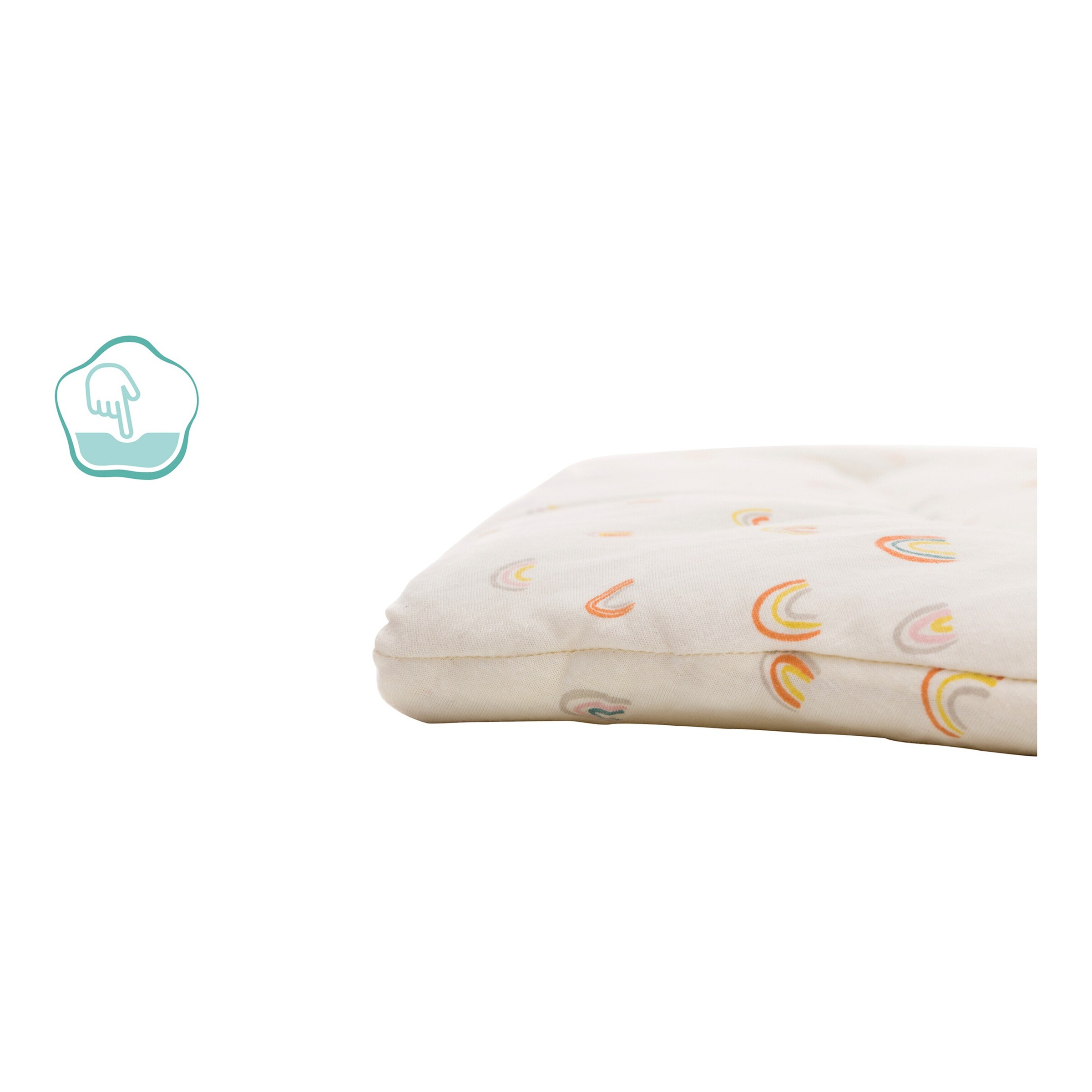 Fillikid Laufgittereinlage 6-eckig Rainbow beige