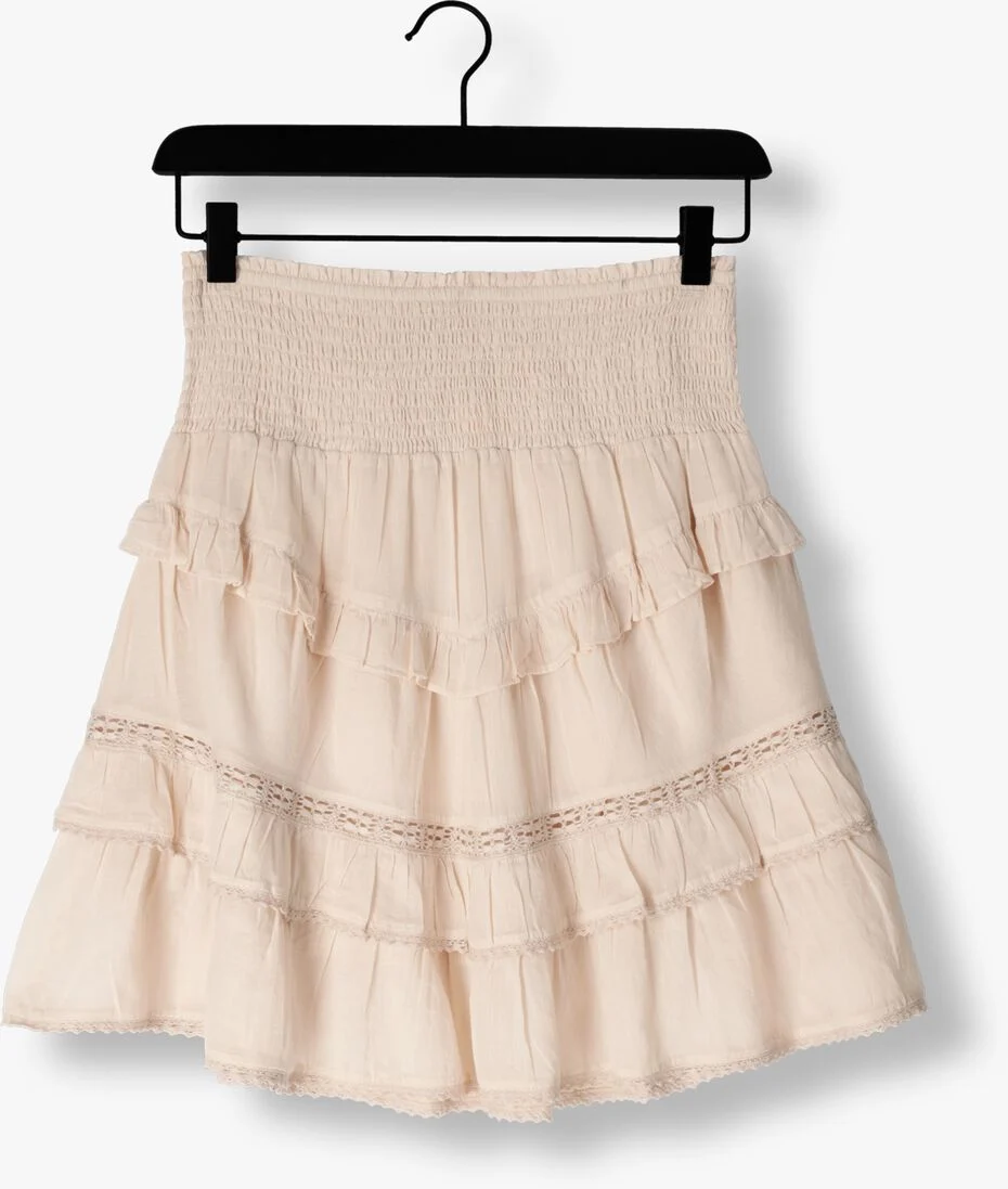 NOTRE-V ecru notre-v minirok voile skirt