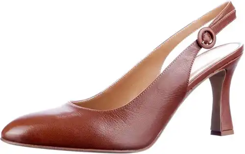 66314 Caland cognac - maat 44 slingback cognac - maat 44 Calandschoen