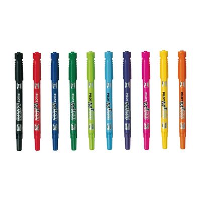 Pilot TWIN MARKER - Marqueur permanent - double pointe fine / extra fine - turquoise